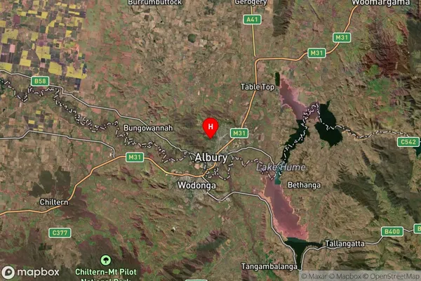 Glenroy,New South Wales Satellite Map