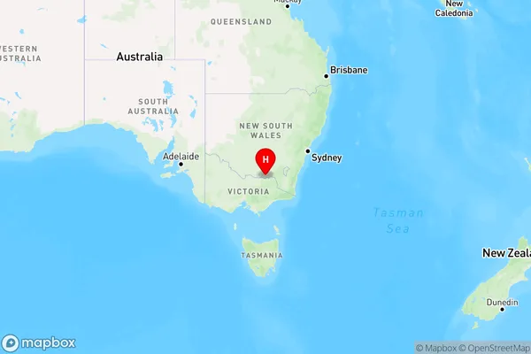 Table Top,New South Wales Region Map