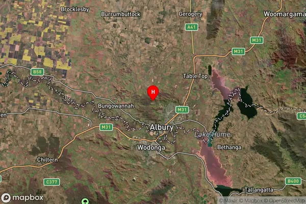 Hamilton Valley,New South Wales Satellite Map