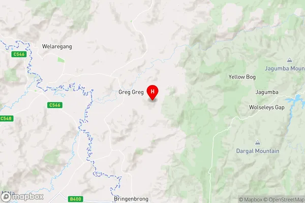 Greg Greg,New South Wales Area Map