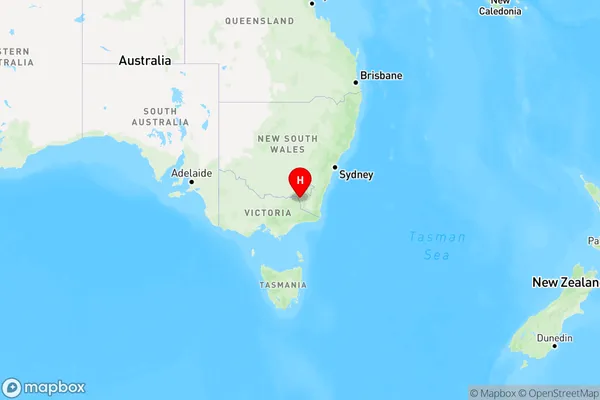 Khancoban,New South Wales Region Map