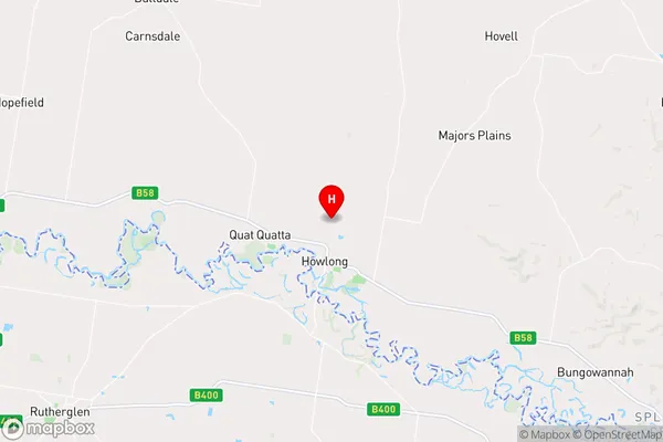 Howlong,New South Wales Area Map