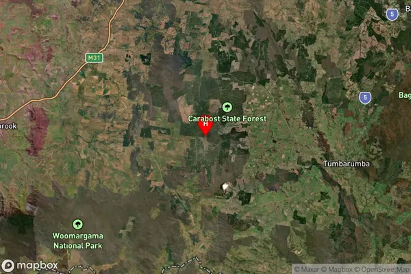 Coppabella,New South Wales Satellite Map