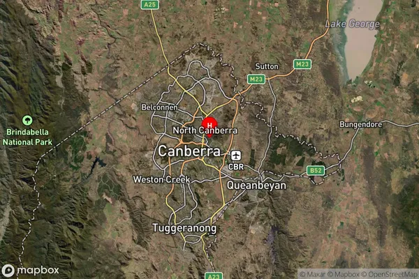 Campbell,Australian Capital Territory Satellite Map