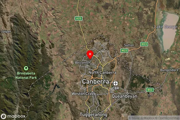 Mckellar,Australian Capital Territory Satellite Map