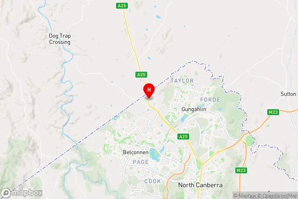 Hall,Australian Capital Territory Area Map