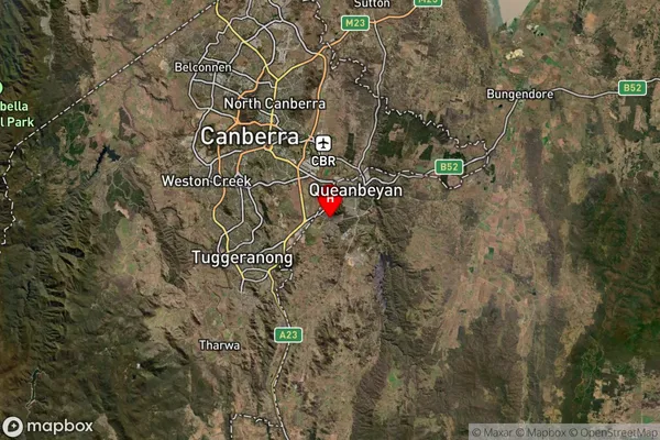 Jerrabomberra,New South Wales Satellite Map