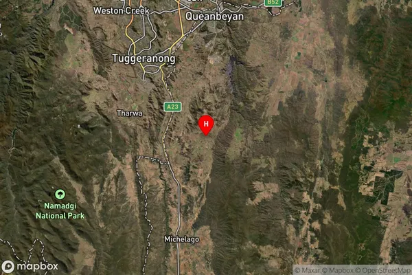 Burra,New South Wales Satellite Map