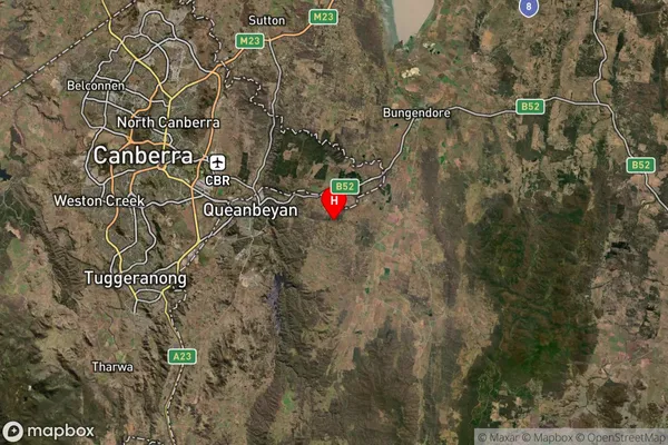 Carwoola,New South Wales Satellite Map