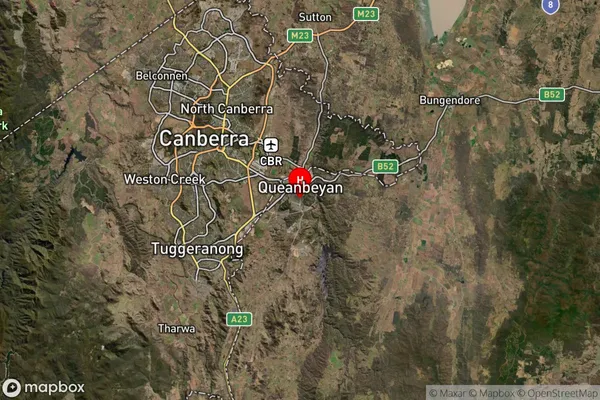 Karabar,New South Wales Satellite Map