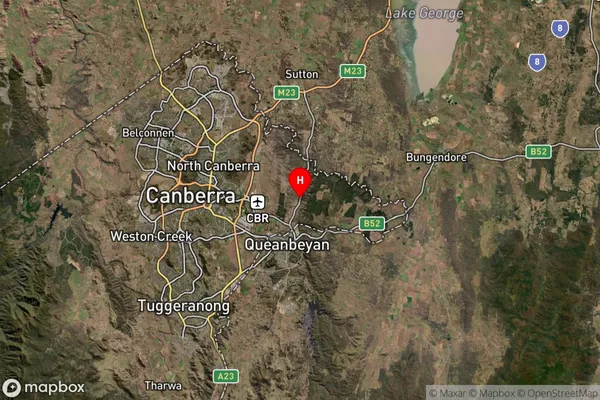 Kowen Forest,Australian Capital Territory Satellite Map