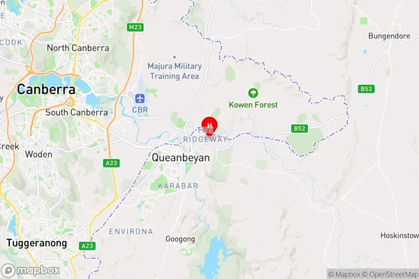 Ridgeway,New South Wales Area Map