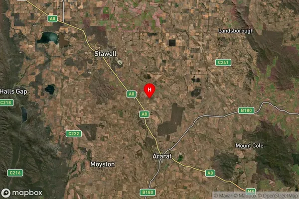 Great Western,Victoria Satellite Map