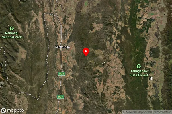 Tinderry,New South Wales Satellite Map