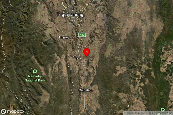 Williamsdale,New South Wales Satellite Map