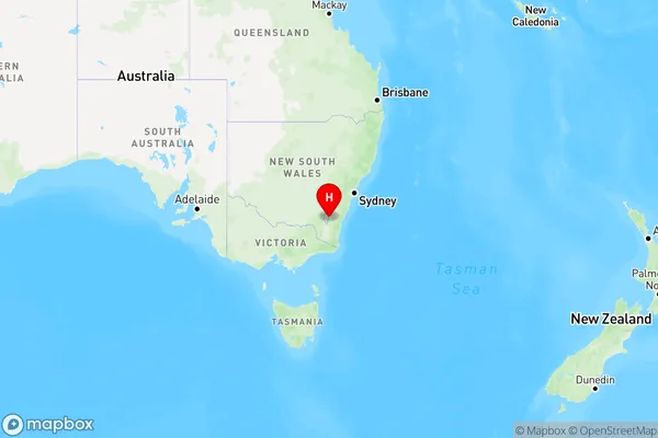 Williamsdale,New South Wales Region Map