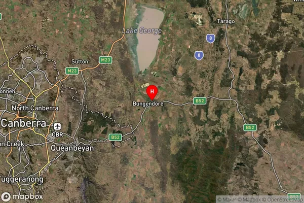 Bungendore,New South Wales Satellite Map