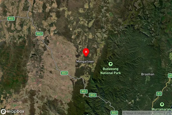 Mongarlowe,New South Wales Satellite Map