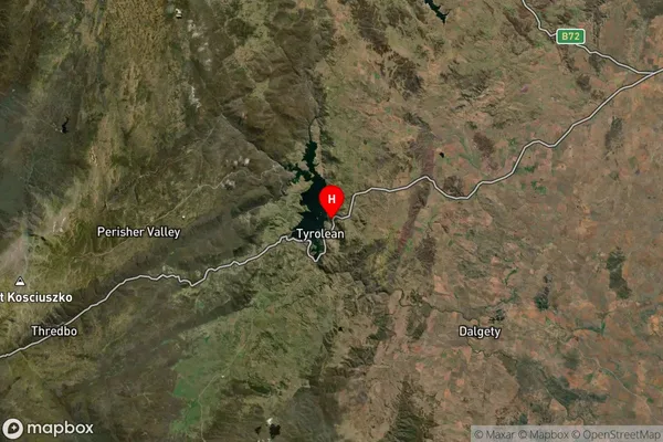 East Jindabyne,New South Wales Satellite Map