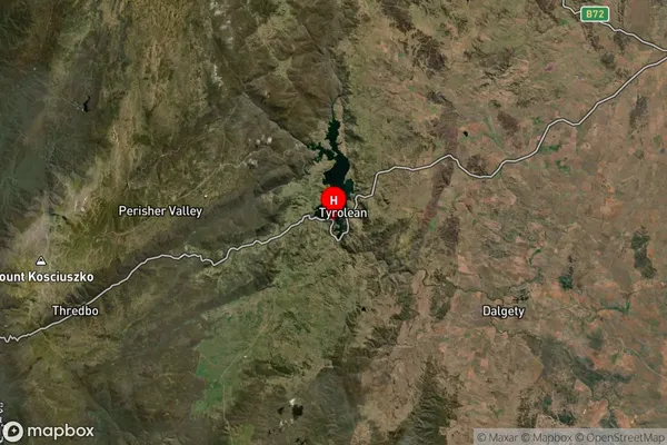 Jindabyne,New South Wales Satellite Map