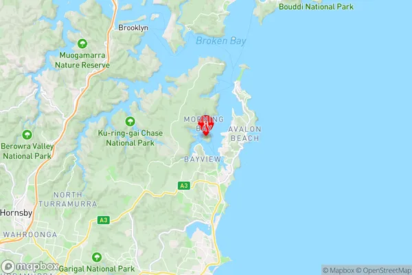 Scotland Island,New South Wales Area Map