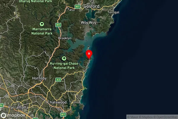 Avalon,New South Wales Satellite Map