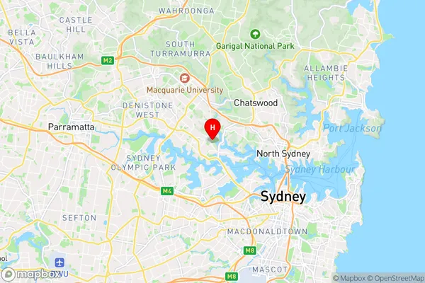 Boronia Park,New South Wales Area Map