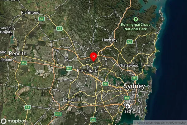 Kingsdene,New South Wales Satellite Map