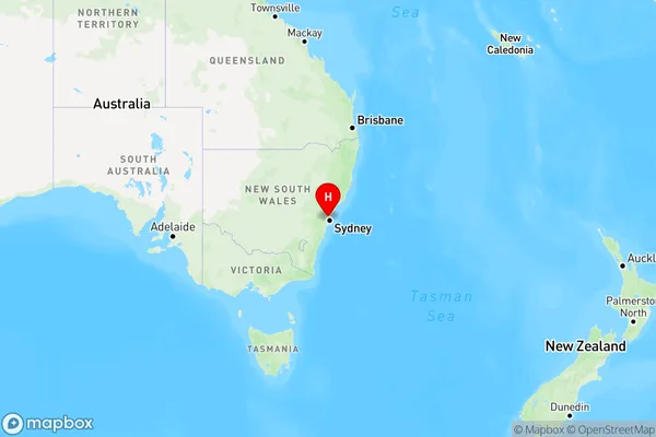 Pennant Hills,New South Wales Region Map