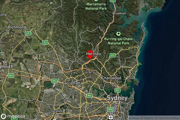 Thornleigh,New South Wales Satellite Map