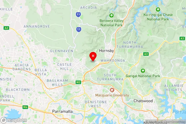 Westleigh,New South Wales Area Map