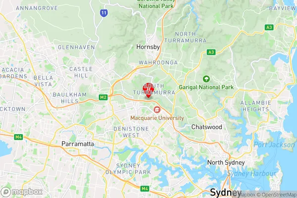 North Epping,New South Wales Area Map