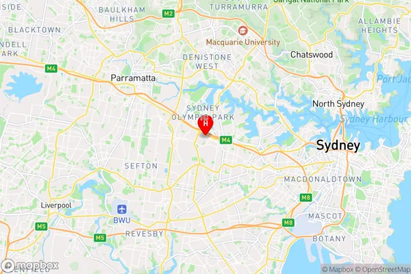 Sydney Markets,New South Wales Area Map