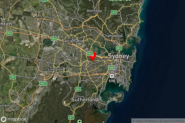 Enfield South,New South Wales Satellite Map