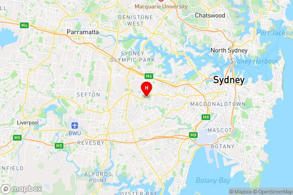 Enfield,New South Wales Area Map