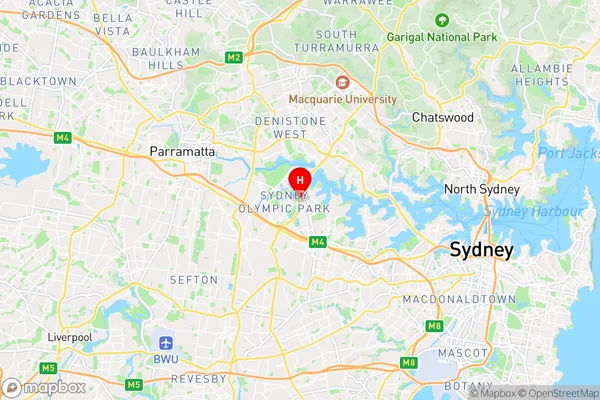 Liberty Grove,New South Wales Area Map