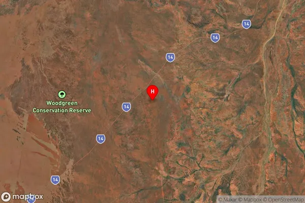 Mulga Bore,Northern Territory Satellite Map