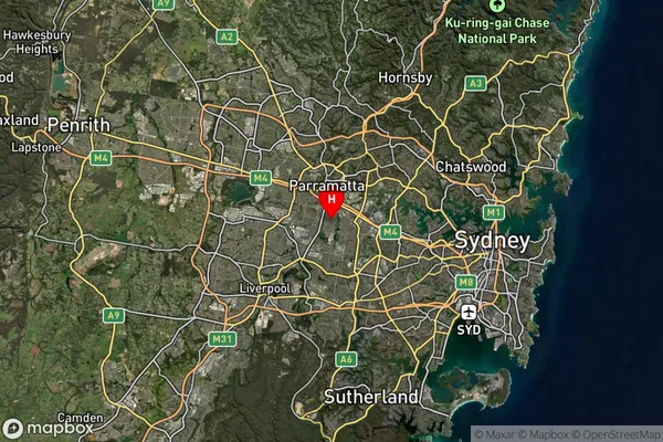 Blaxcell,New South Wales Satellite Map