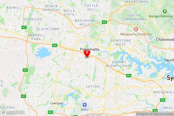 Holroyd,New South Wales Area Map