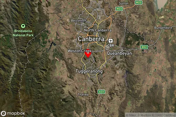 Torrens,Australian Capital Territory Satellite Map