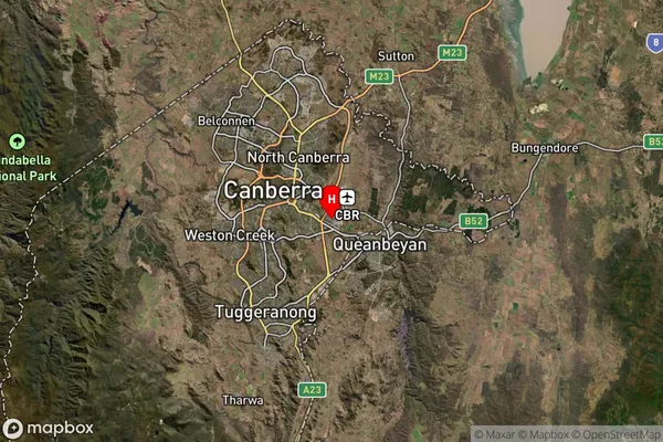 Fyshwick,Australian Capital Territory Satellite Map