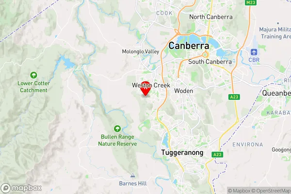 Chapman,Australian Capital Territory Area Map