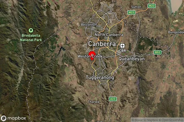 Fisher,Australian Capital Territory Satellite Map