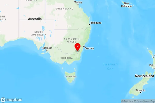 Mount Stromlo,Australian Capital Territory Region Map