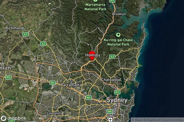 Normanhurst,New South Wales Satellite Map