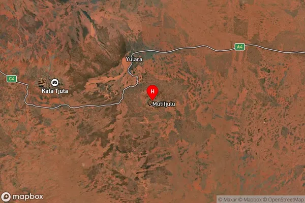 Uluru,Northern Territory Satellite Map