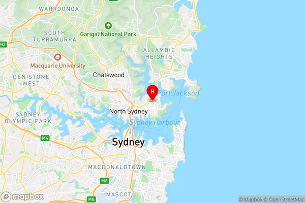 Spit Junction,New South Wales Area Map