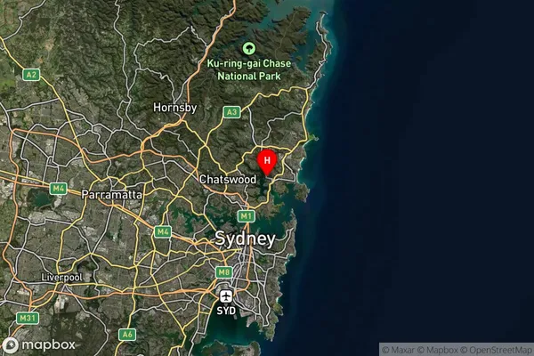 Seaforth,New South Wales Satellite Map