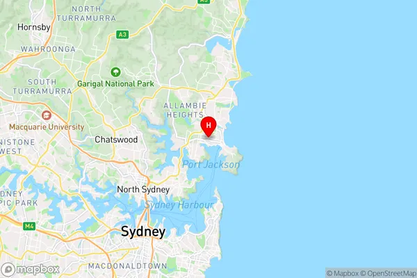 Fairlight,New South Wales Area Map