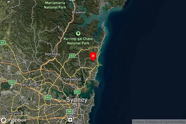 Wheeler Heights,New South Wales Satellite Map